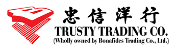 TRUSTY TRADING CO. 忠信洋行